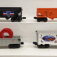 Lionel & Weaver O Assorted Freight Cars: 6-16465, 6-26062, 6-29957, U3912LD [4] EX/Box