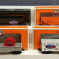 Lionel & Weaver O Assorted Freight Cars: 6-16465, 6-26062, 6-29957, U3912LD [4] EX/Box