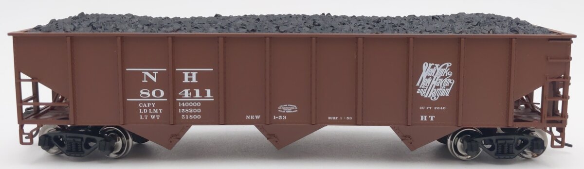 Atlas 1192 HO Scale New Haven AAR 70-Ton 9-Panel Hopper Car #80411