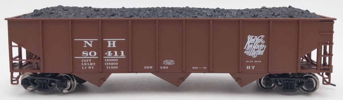 Atlas 1192 HO Scale New Haven AAR 70-Ton 9-Panel Hopper Car #80411