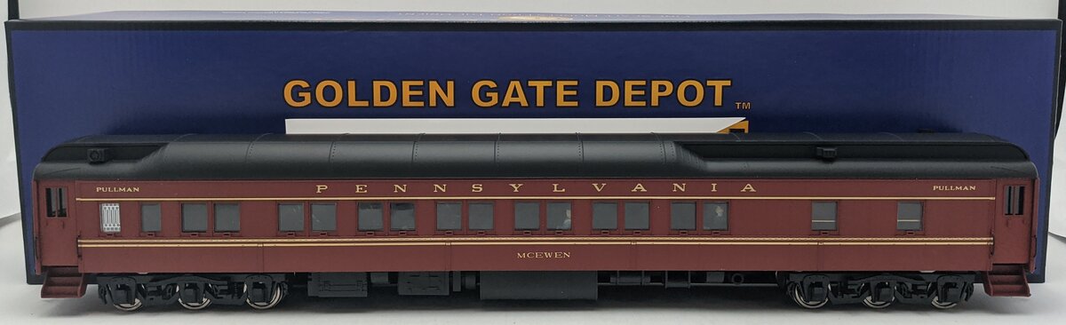 Golden Gate Depot O Pennsylvania RR "McEwen" 12-1 Pullman Sleeper Car (2-Rail) LN/Box