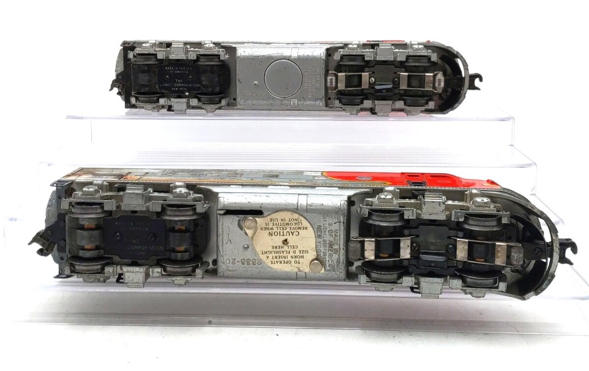 Lionel 2343 Vintage O Santa Fe F3 AA Diesel Locomotive Set