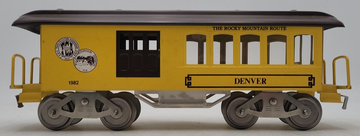 McCoy 1982 Standard Gauge TCA Denver Combine Car EX