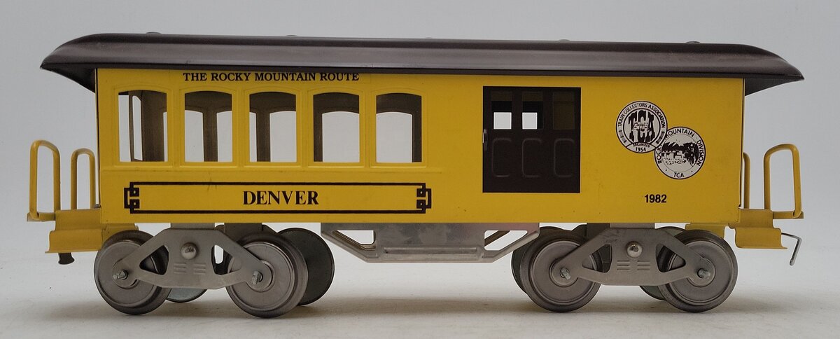 McCoy 1982 Standard Gauge TCA Denver Combine Car EX