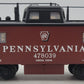 Lionel 6-51702 O Gauge BRASS Pennsylvania N-8 Smoking Caboose #478039 LN
