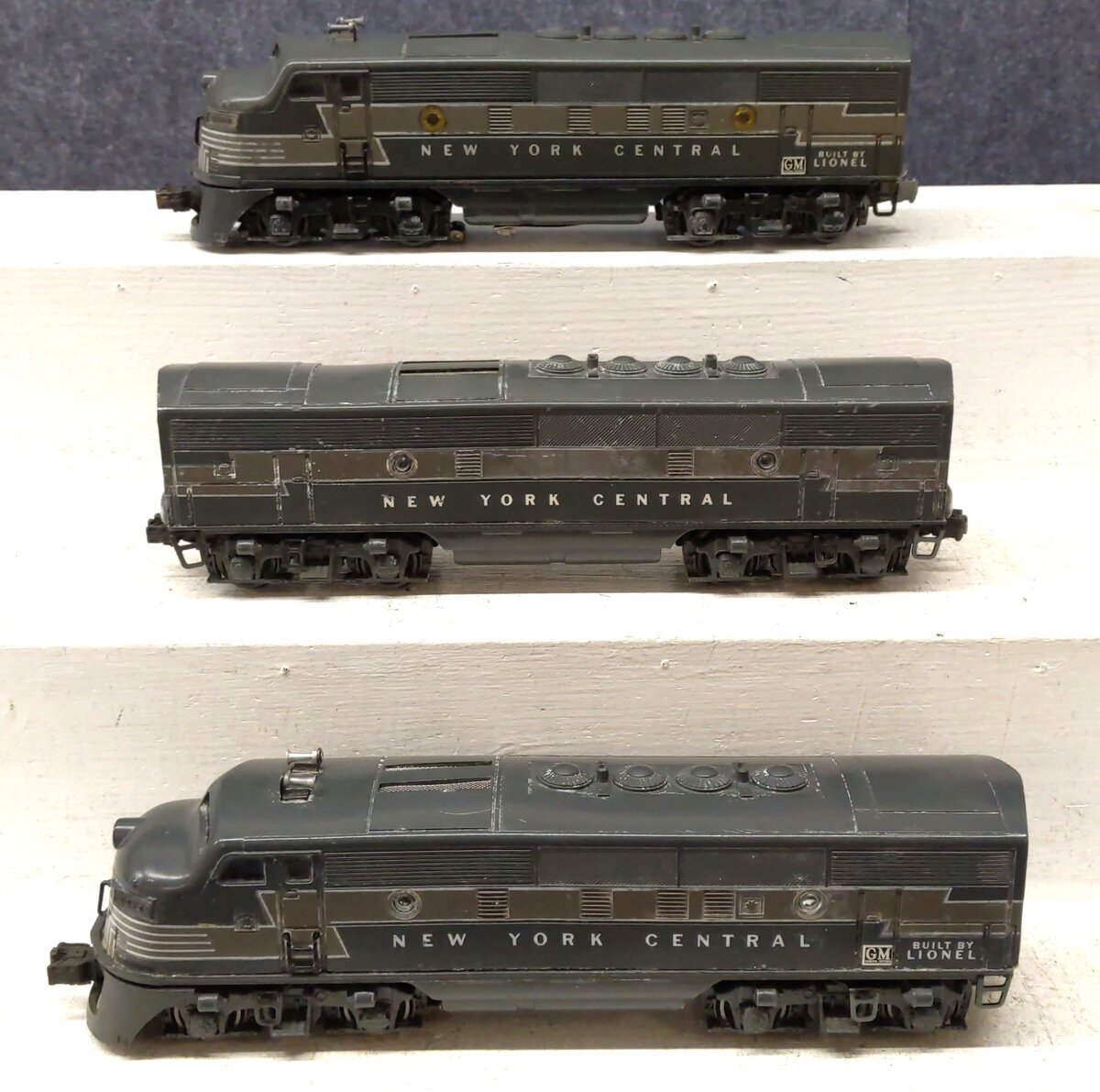 Lionel 2344 Vintage O New York Central F-3 ABA Diesel Locomotive Set VG