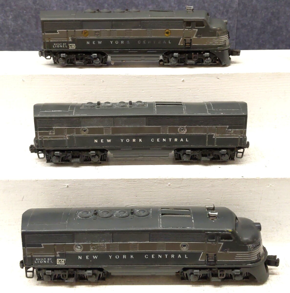 Lionel 2344 Vintage O New York Central F-3 ABA Diesel Locomotive Set VG