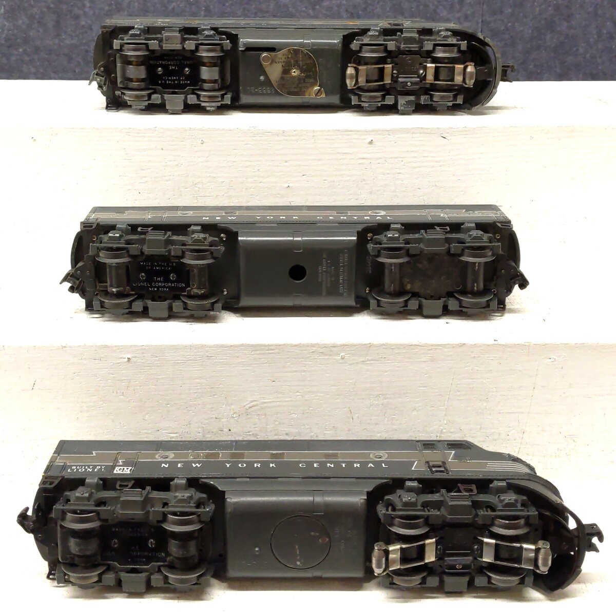 Lionel 2344 Vintage O New York Central F-3 ABA Diesel Locomotive Set VG