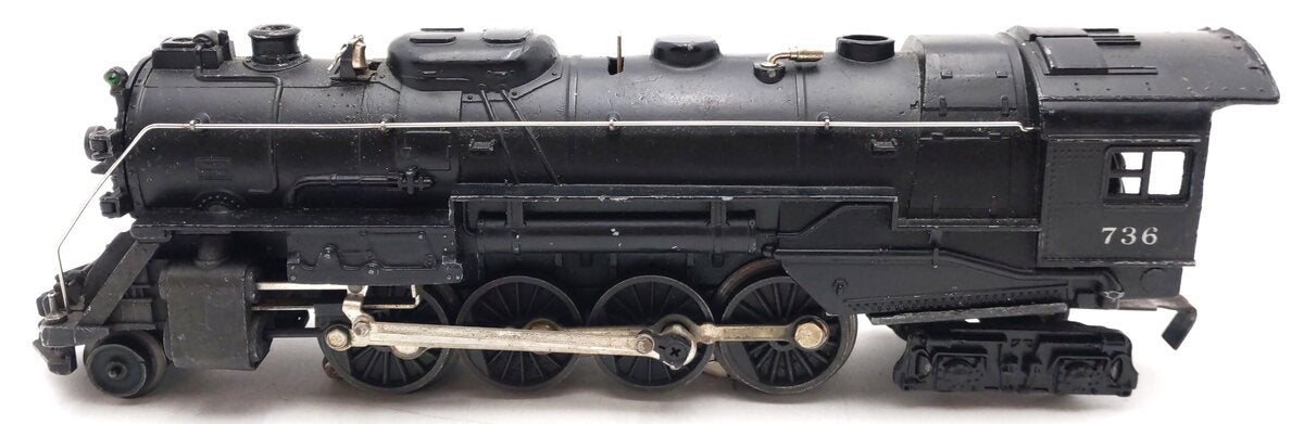 Lionel 736 Vintage O Berkshire 2-8-4 Steam Locomotive VG