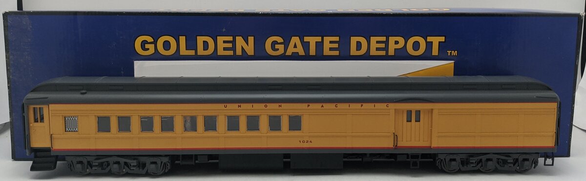 Golden Gate Depot O Union Pacific Heavy Weight Combine Car #1024 (2-Rail) EX/Box
