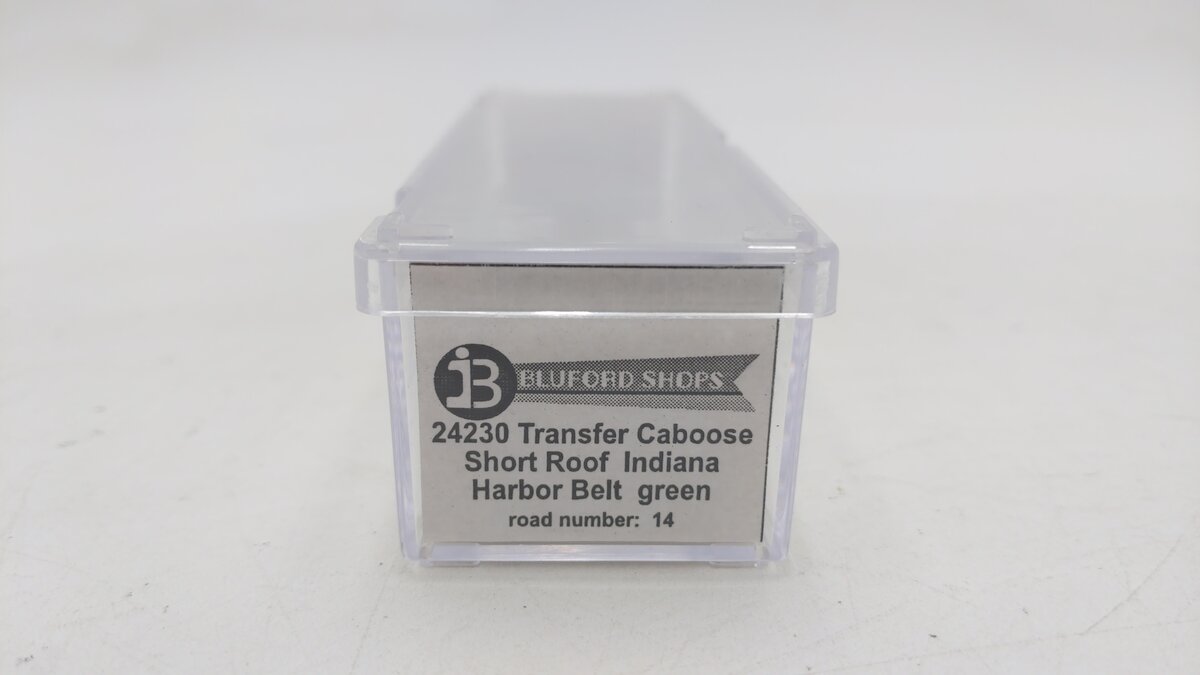 Bluford Shops 24230 IHB Short-Roof Transfer Caboose #14 EX/Box