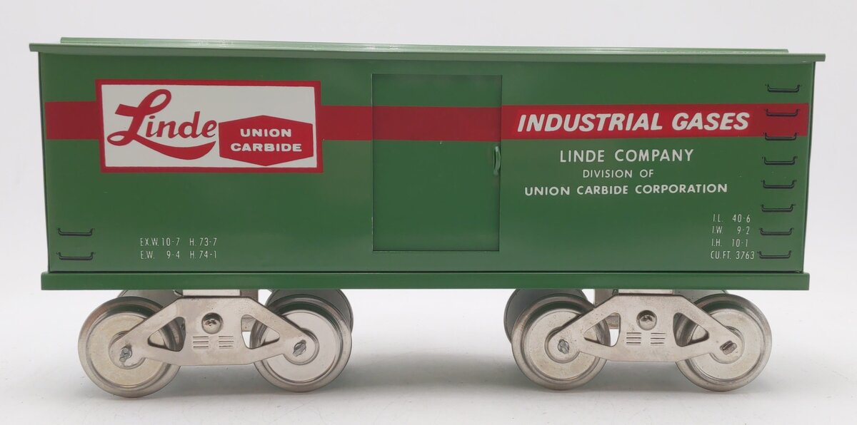 McCoy 267 Standard Gauge Linde Union Carbide Industrial Gases Box Car VG/Box