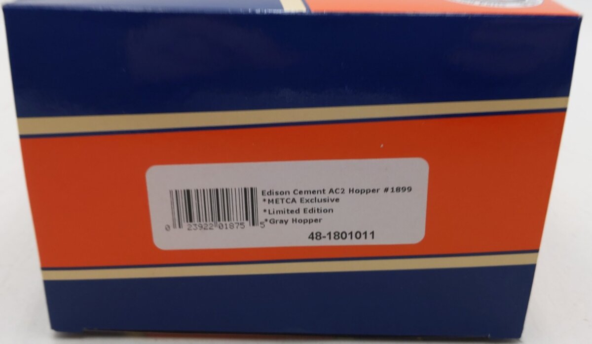 Lionel 48-1801011 O Gauge Edison Cement AC2 Hopper #1899 EX/Box