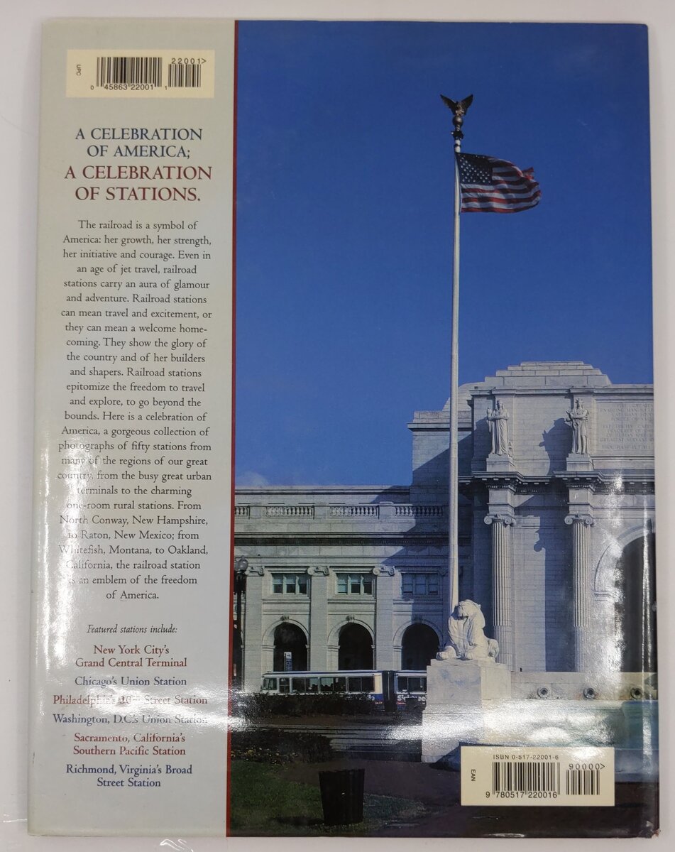 America's Railroad Stations Hardcover Book By Brian Solomon VG