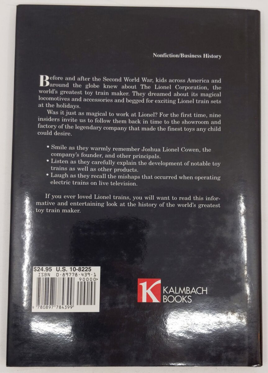 The World's Greatest Toy Train Maker Hardcover Book By Roger Carp EX
