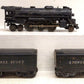 Lionel O Gauge Vintage Steam Locomotive & Tenders: 2036, 1001T [3] VG