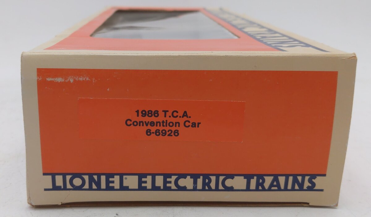 Lionel 6-6926 O Gauge 1986 TCA Wide-Vision Caboose EX/Box