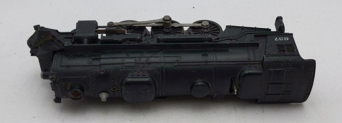 Lionel 637 VIntage O 2-6-4 Die-Cast Steam Locomotive VG