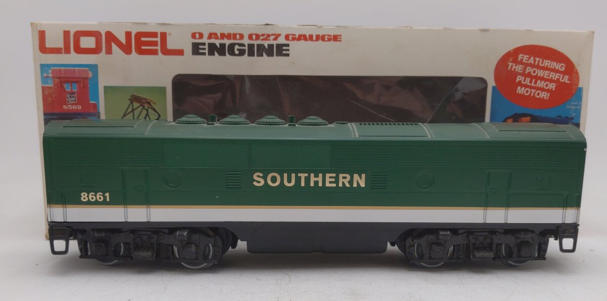 Lionel 6-8661 O Gauge Southern F3 B Non-Powered Diesel Locomotive EX/Box