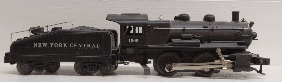 Lionel 6-18054 O New York Central 0-4-0 Steam Locomotive & Tender #1665 EX/Box