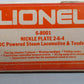Lionel 6-8001 2-6-4 NKP Steam Locomotive & Tender #8001 EX/Box