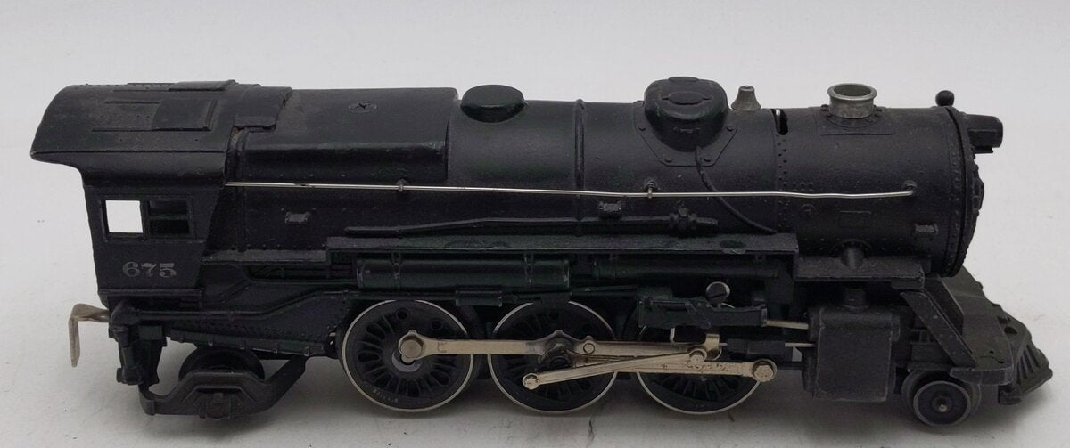 Lionel 675 Vintage O 2-6-2 K-4 Pacific Diecast Steam Locomotive VG