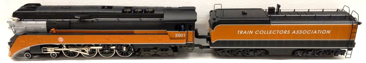 K-Line K3685-2000 O Gauge TCA GS-4 4-8-4 Steam Locomotive & Tender #2001 LN/Box