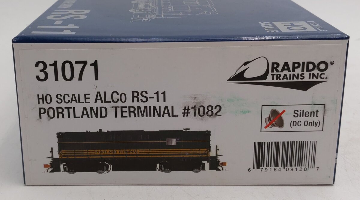 Rapido Trains 031071 HO Portland Terminal RS-11 Diesel Locomotive #1082