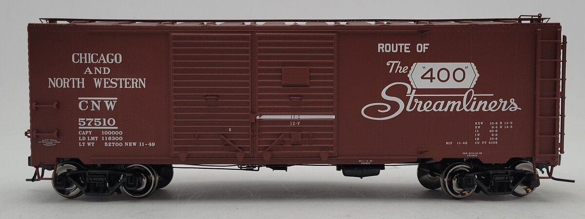 Atlas 9707-1 O Chicago & Northwestern 40' AAR Double Door Boxcar #57510 [2Rail] LN/Box
