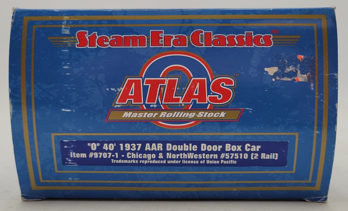 Atlas 9707-1 O Chicago & Northwestern 40' AAR Double Door Boxcar #57510 [2Rail] LN/Box