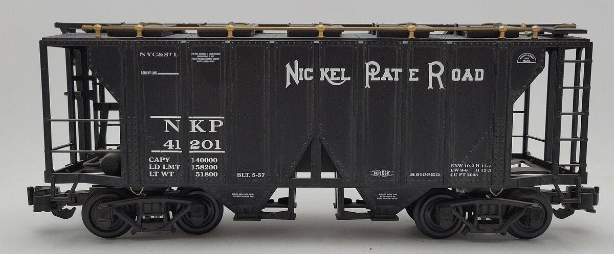 Aristo-Craft 41201 G Gauge Nickel Plate Road 2-Bay Covered Hopper #41201 EX/Box