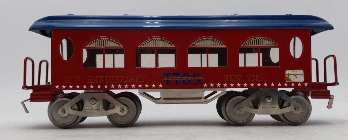 McCoy TTOS 1979 Standard Gauge 13th Anniversary New York Passenger Car EX/Box