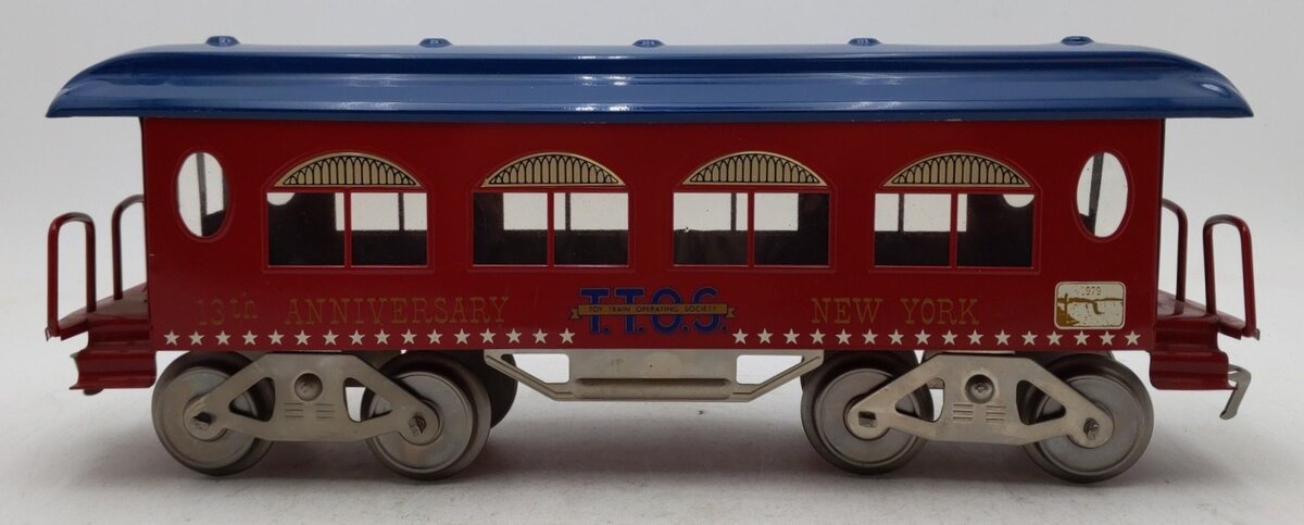 McCoy TTOS 1979 Standard Gauge 13th Anniversary New York Passenger Car EX/Box