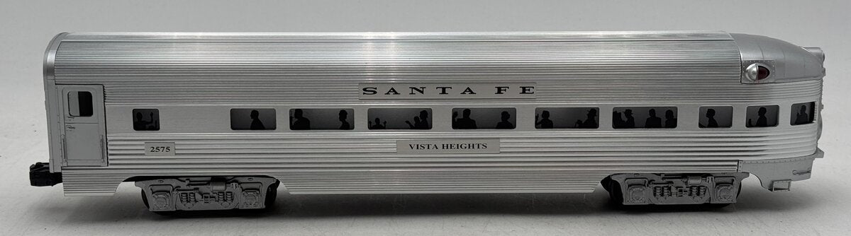 Lionel 6-19179 O Gauge AT&SF Vista Heights Observation Car #2575 EX