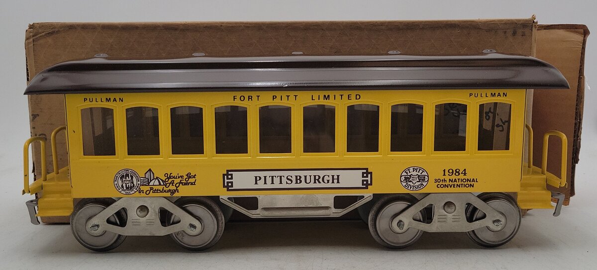 McCoy 1984 McCoy 1984 Standard Gauge TCA Pittsburgh Pullman Passenger Car EX/Box