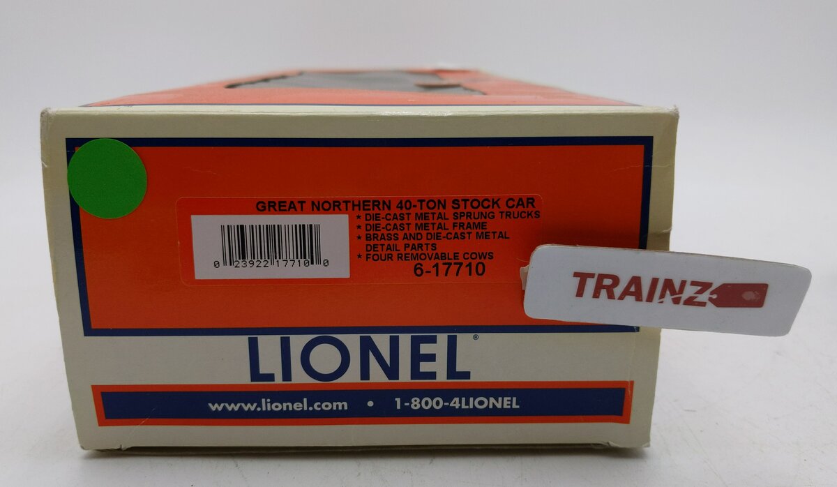 Lionel 6-17710 O Gauge Great Northern 40-Ton Stock Car #56385 LN/Box