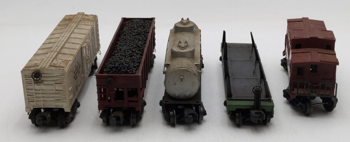 Lionel Vintage O Gauge Freight Cars #3472,3461,25000,6017,6465 [5] VG