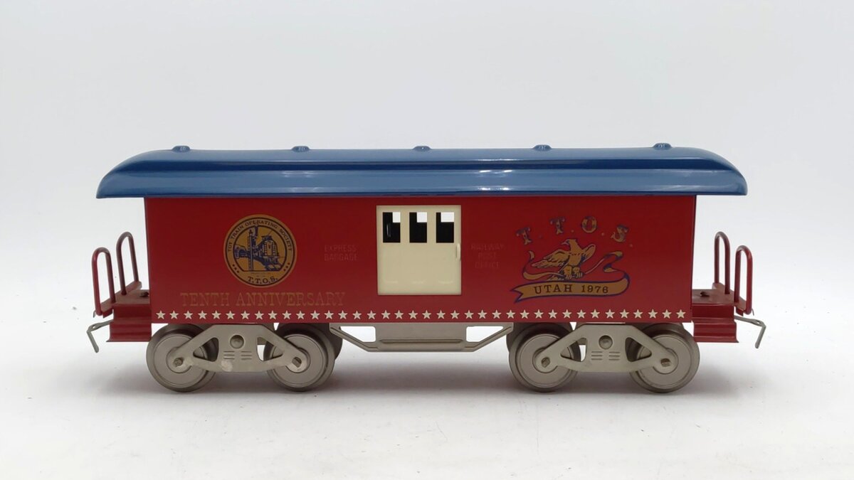 McCoy 1976 Standard Gauge Utah TTOS Baggage Car EX