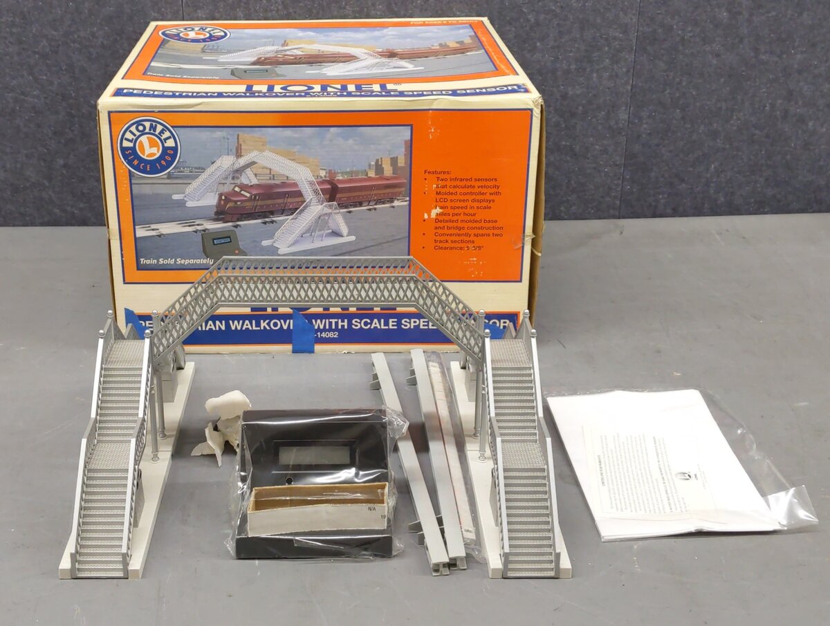 Lionel 6-14082 O Scale Pedestrian Walkover with Speed Sensor