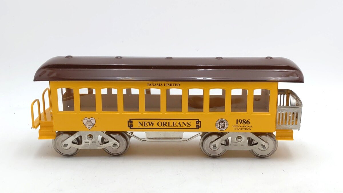 McCoy 1986 Standard Gauge TCA New Orleans Observation Car EX