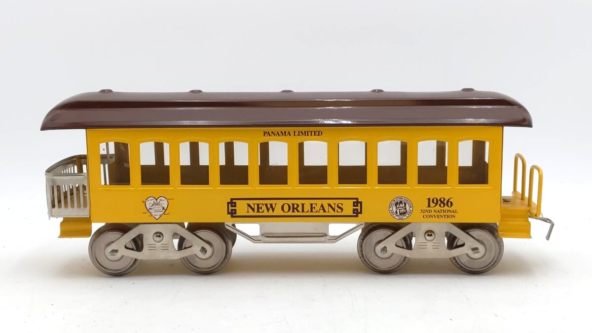 McCoy 1986 Standard Gauge TCA New Orleans Observation Car EX