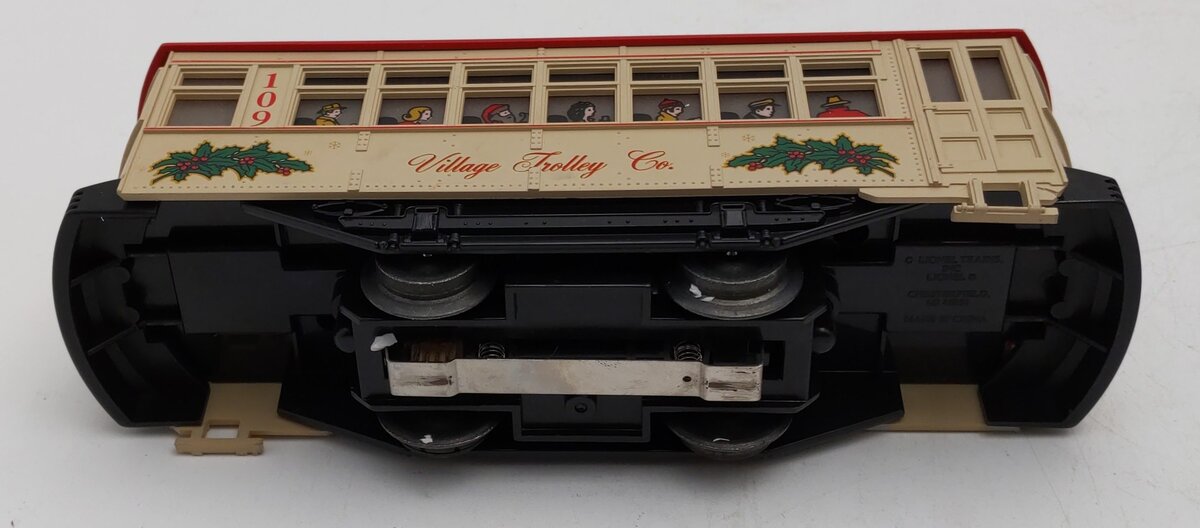 Lionel 6-11809 O Gauge The Village Trolley Christmas Train Set EX/Box