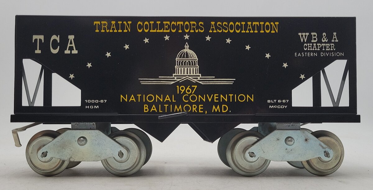 McCoy 1967 Standard Gauge TCA Baltimore, MD. National Convention Hopper EX/Box