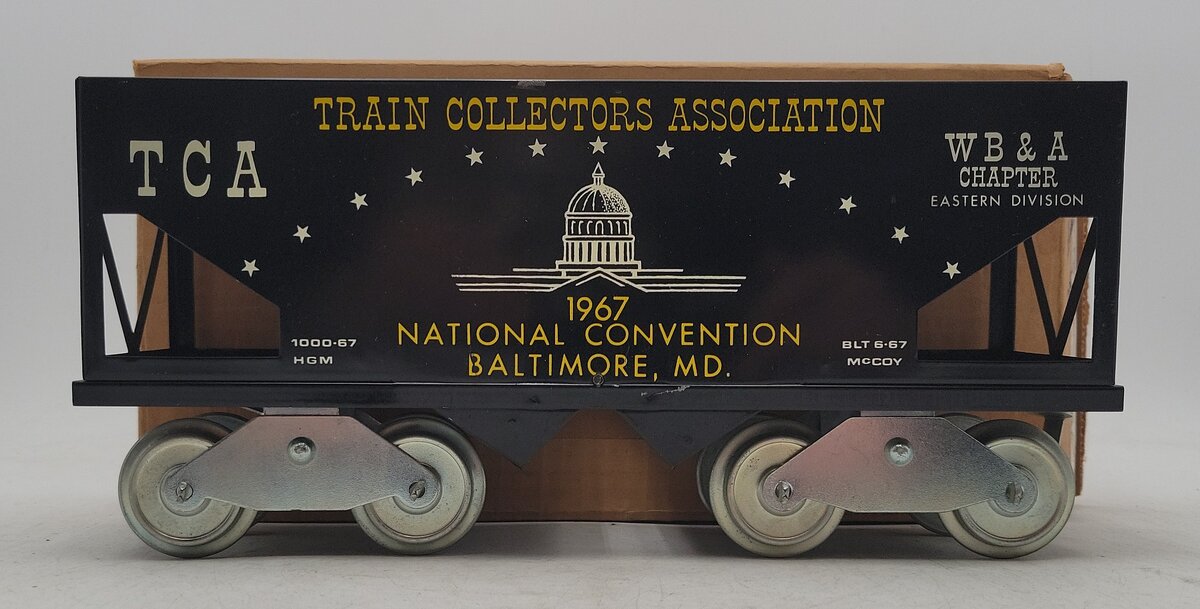 McCoy 1967 Standard Gauge TCA Baltimore, MD. National Convention Hopper EX/Box