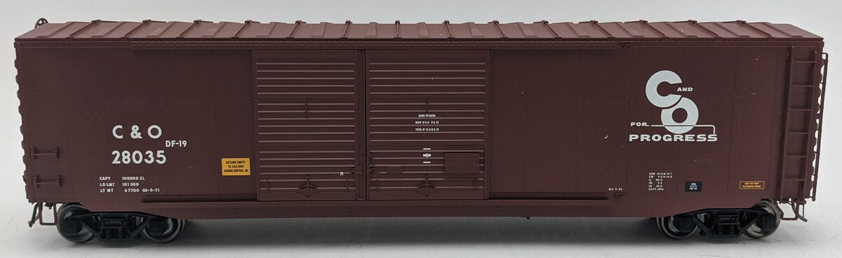 Atlas 3008606-2 O C&O 50' PS-1 Double-Door Boxcar #28035 (2-Rail) LN/Box