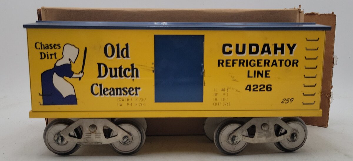 McCoy 259 Standard Gauge Cudahy Old Dutch Cleanser Refrigerator Car #4226 EX/Box