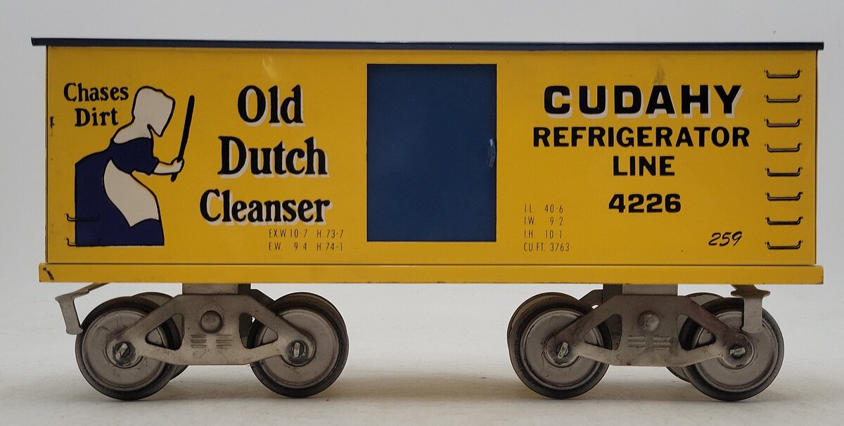 McCoy 259 Standard Gauge Cudahy Old Dutch Cleanser Refrigerator Car #4226 EX/Box