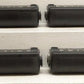 Golden Gate Depot O Scale Plastic NYC 2-Tone Gray 80' 4-Car Coach Set (2Rail) EX/Box