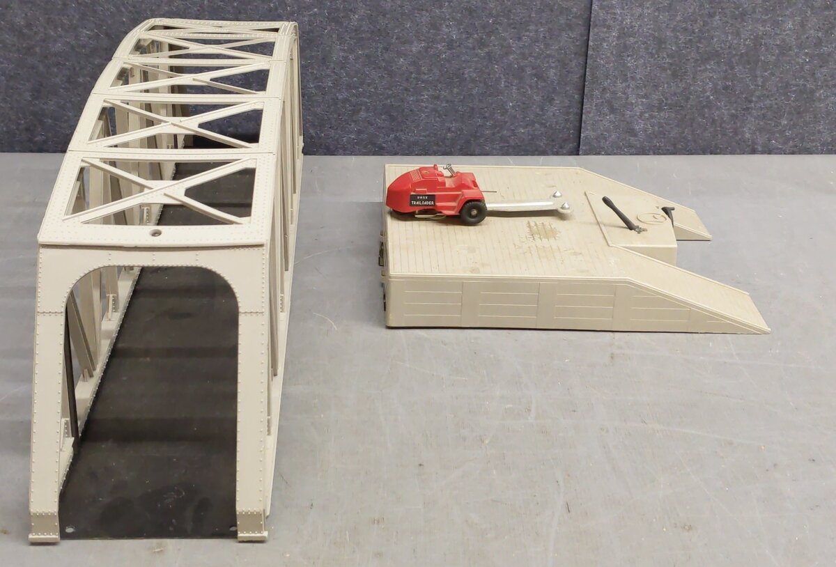Lionel Vintage O Postwar Accessories- Bridge, Trestle, & Piggyback #110/460 [4] EX
