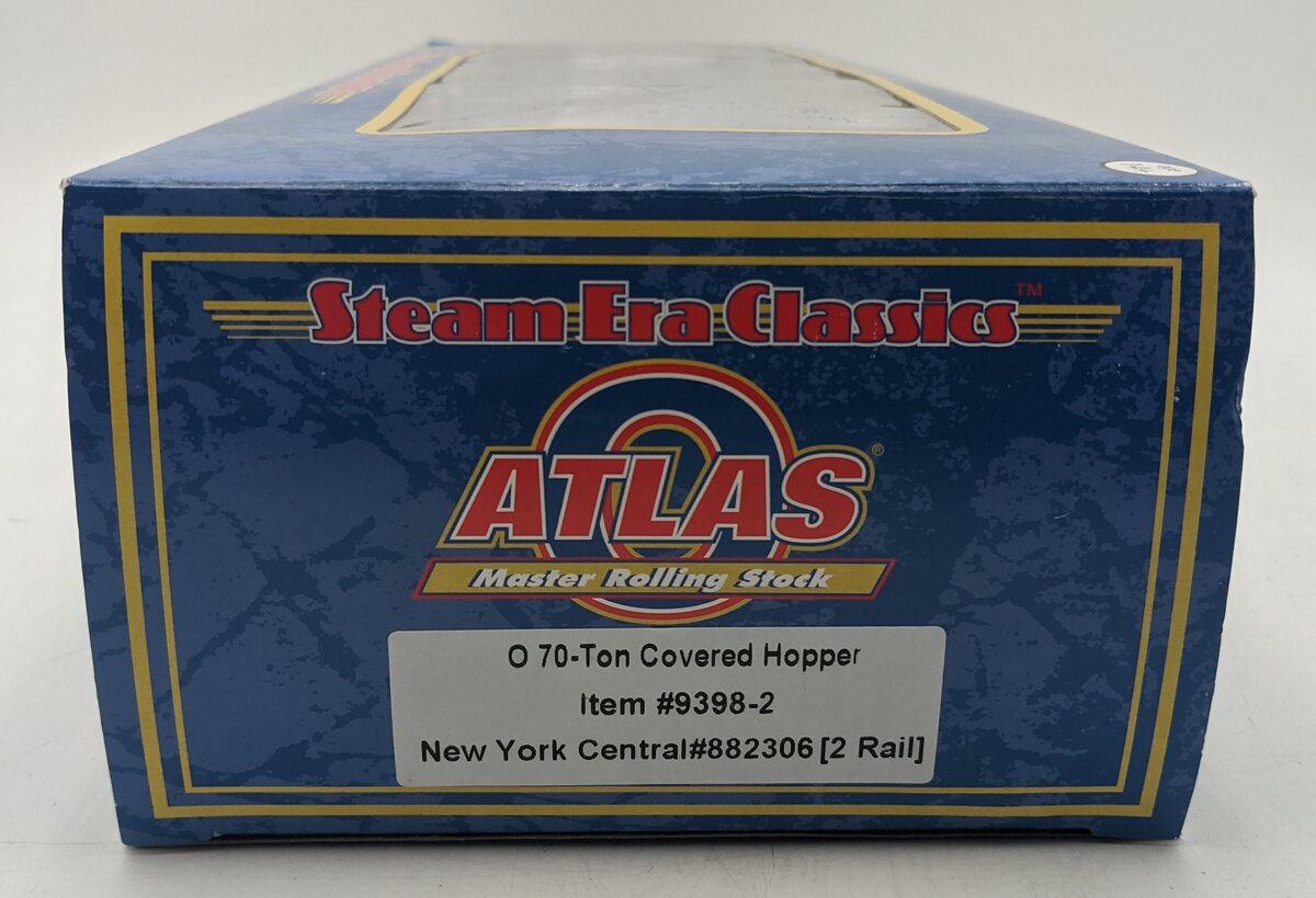 Atlas 9398-2 O New York Central 70-Ton Covered Hopper #882306 (2-Rail) NIB